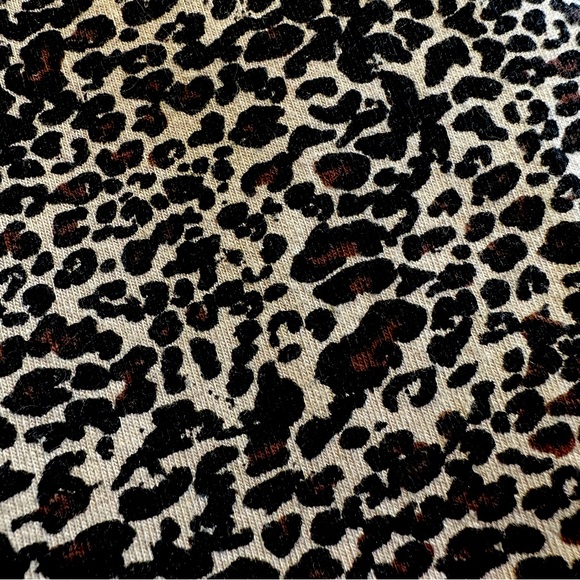 Micro Mini Skirt Cotton Blend Cheetah Print Y2K mini skirt 3X - Picture 4 of 6